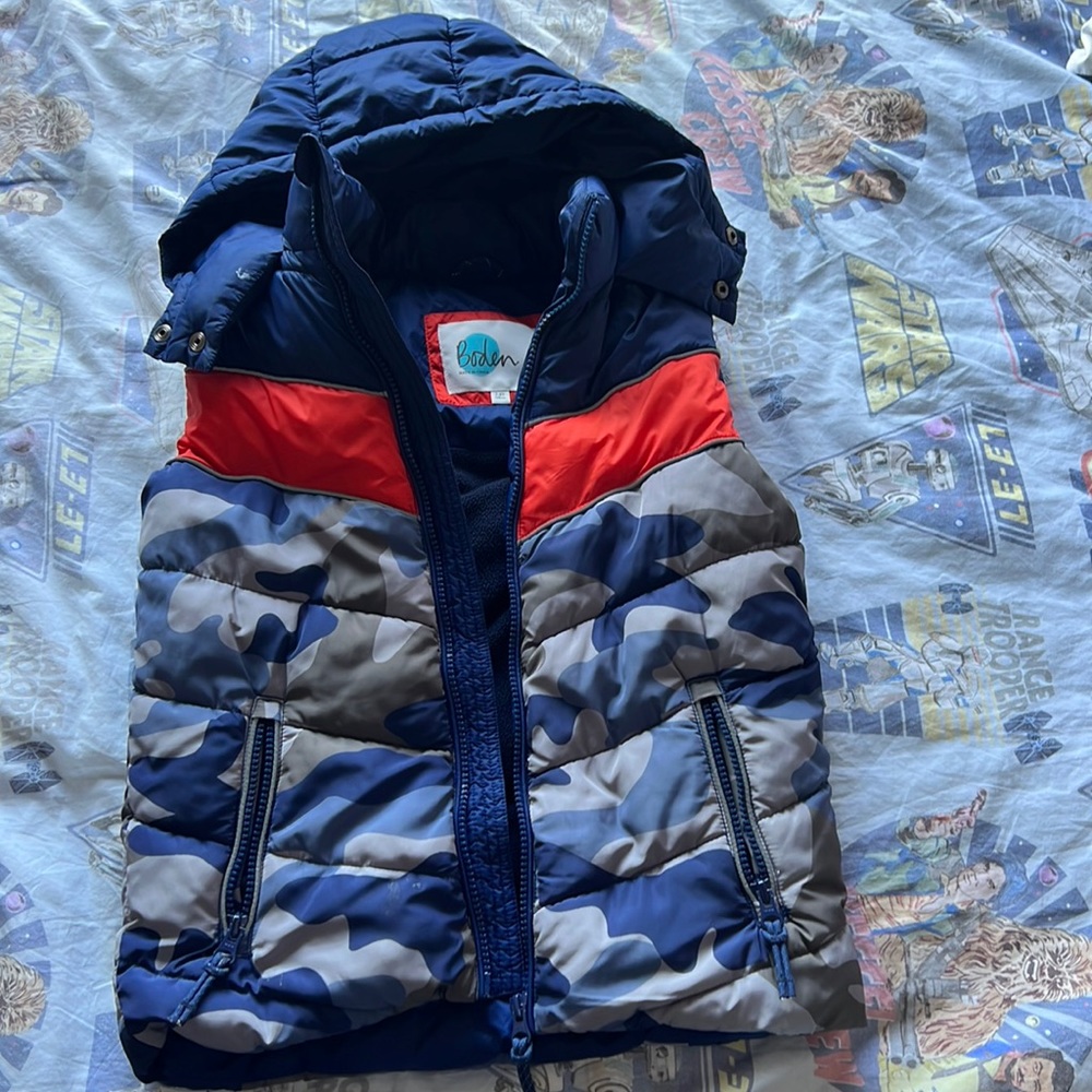 Mini boden camo vest